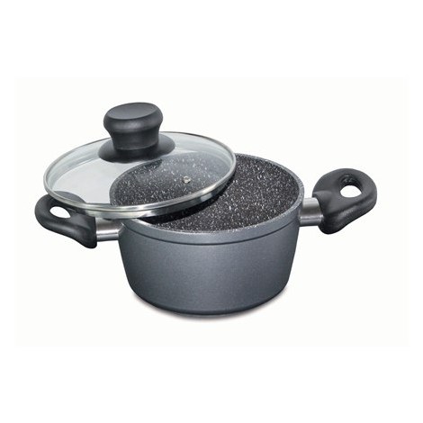 Stoneline | Cooking pot | 7451 | 1.5 L | die-cast aluminium | Grey | Lid included
